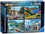 Happy Days No 1, Look North! – 4 x 500 Piece Jigsaw Puzzle (Ravensburger)