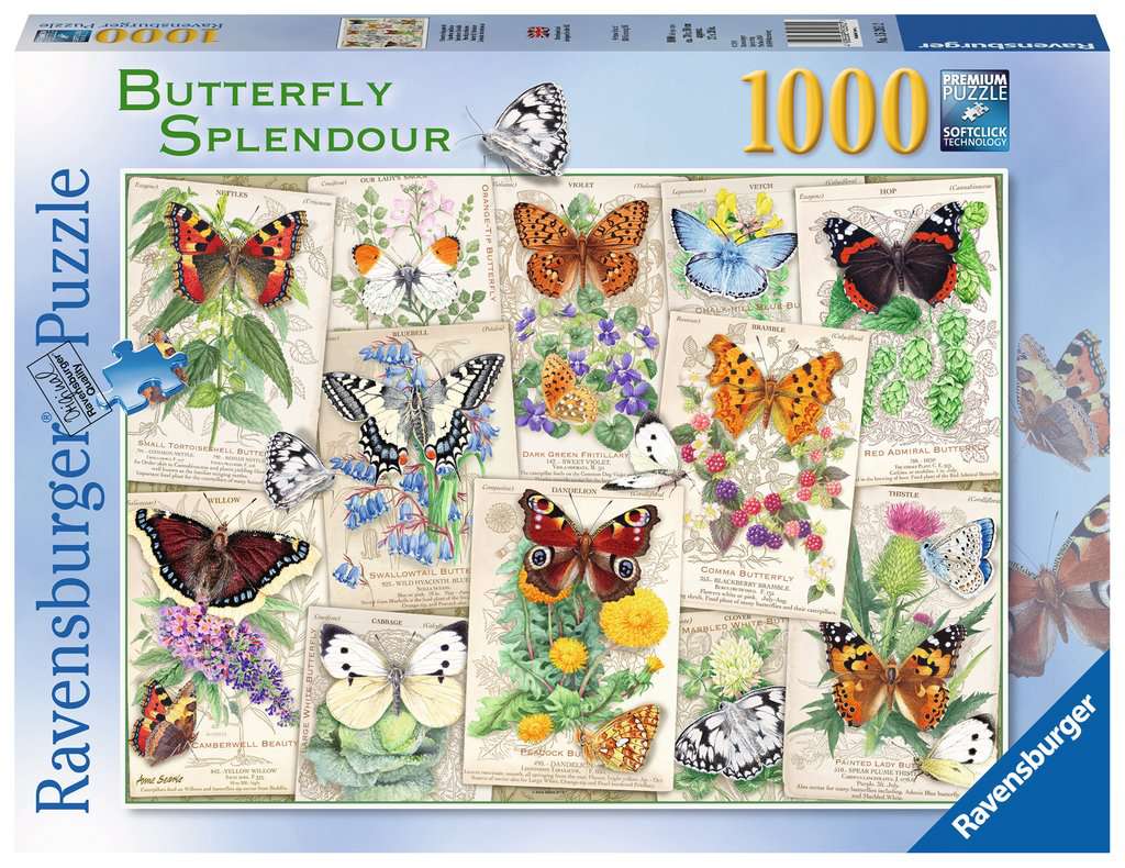 Butterfly Splendours – 1000 Piece Jigsaw Puzzle (Ravensburger)