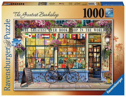 Ravensburger - The Greatest Bookshop - 1000 Piece Jigsaw Puzzle