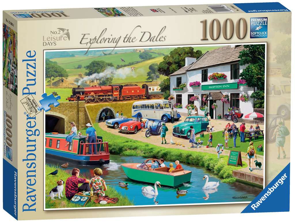 Ravensburger - Leisure Days No 2 Exploring the Dales - 1000 Piece Jigsaw Puzzle