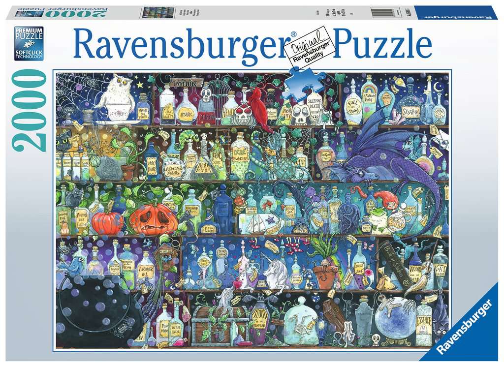 Poisons and Potions – 2000 Piece Jigsaw Puzzle (Ravensburger)