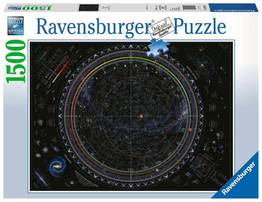 Map of the Universe – 1500 Piece Jigsaw Puzzle (Ravensburger)