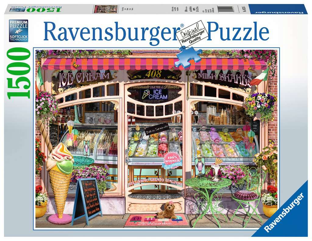 Ice Cream Shop – 1500 Piece Jigsaw Puzzle (Ravensburger)