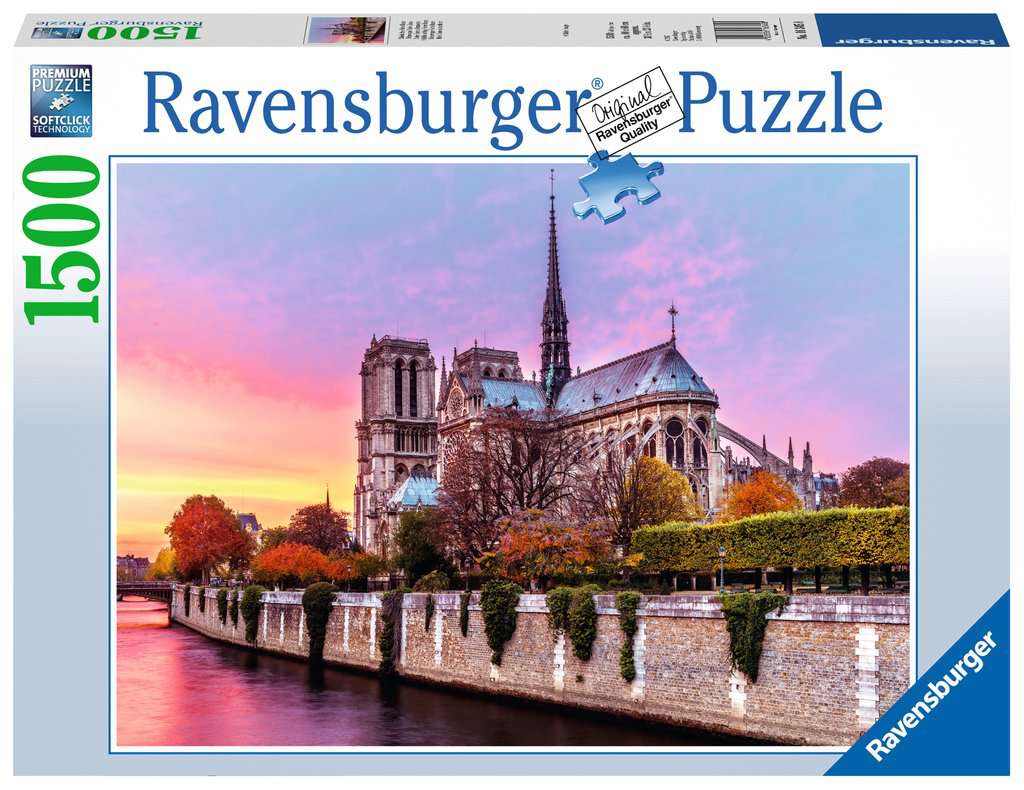 Picturesque Notre Dame – 1500 Piece Jigsaw Puzzle (Ravensburger)