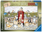 Crazy Cats: Lost in the Post – 1000 Piece Jigsaw Puzzle (Ravensburger)