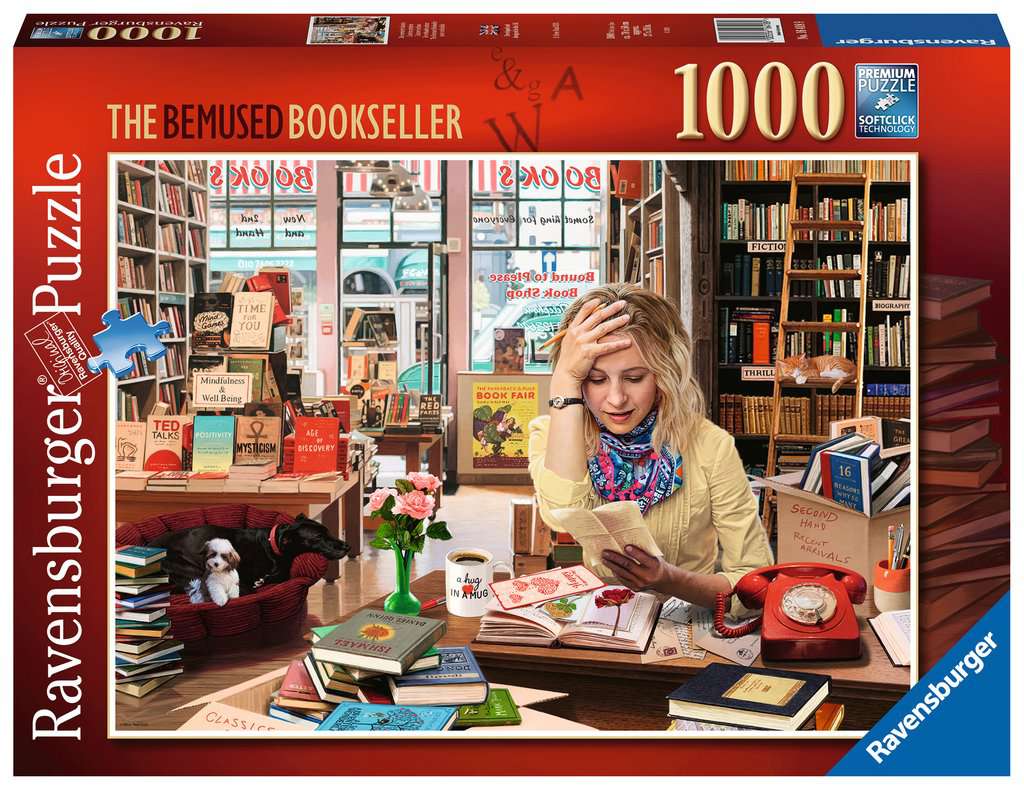 The Bemused Bookseller – 1000 Piece Jigsaw Puzzle (Ravensburger)