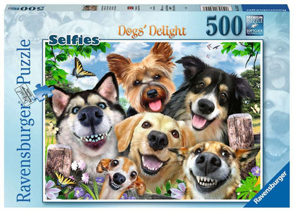 Ravensburger - Selfies Dogs' Delight - 500 Piece Jigsaw Puzzle