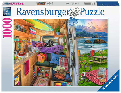 Ravensburger 16457 Camper Van's View [Rigs View] - 1000 Piece Jigsaw Puzzle