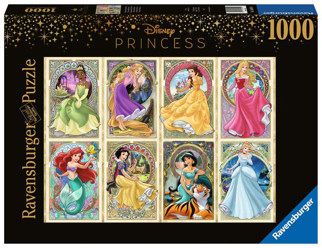 Ravensburger - Disney Princess Art Nouveau - 1000 piece Jigsaw Puzzle
