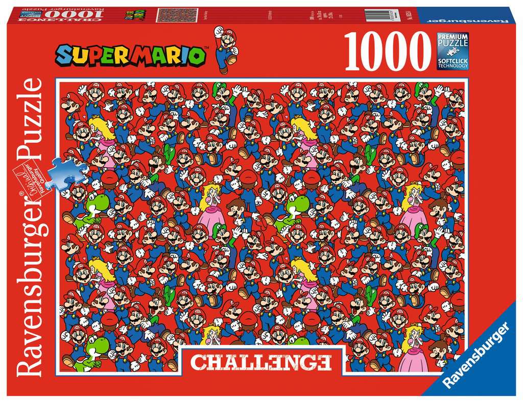 Ravensburger - Super Mario Challenge Puzzle - 1000 Piece Jigsaw Puzzle
