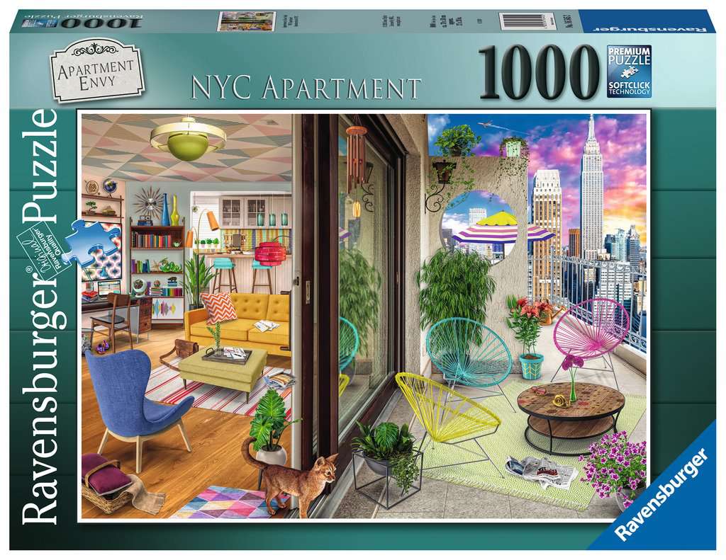NYC Apartment Vision – 1000 Piece Jigsaw Puzzle (Ravensburger)