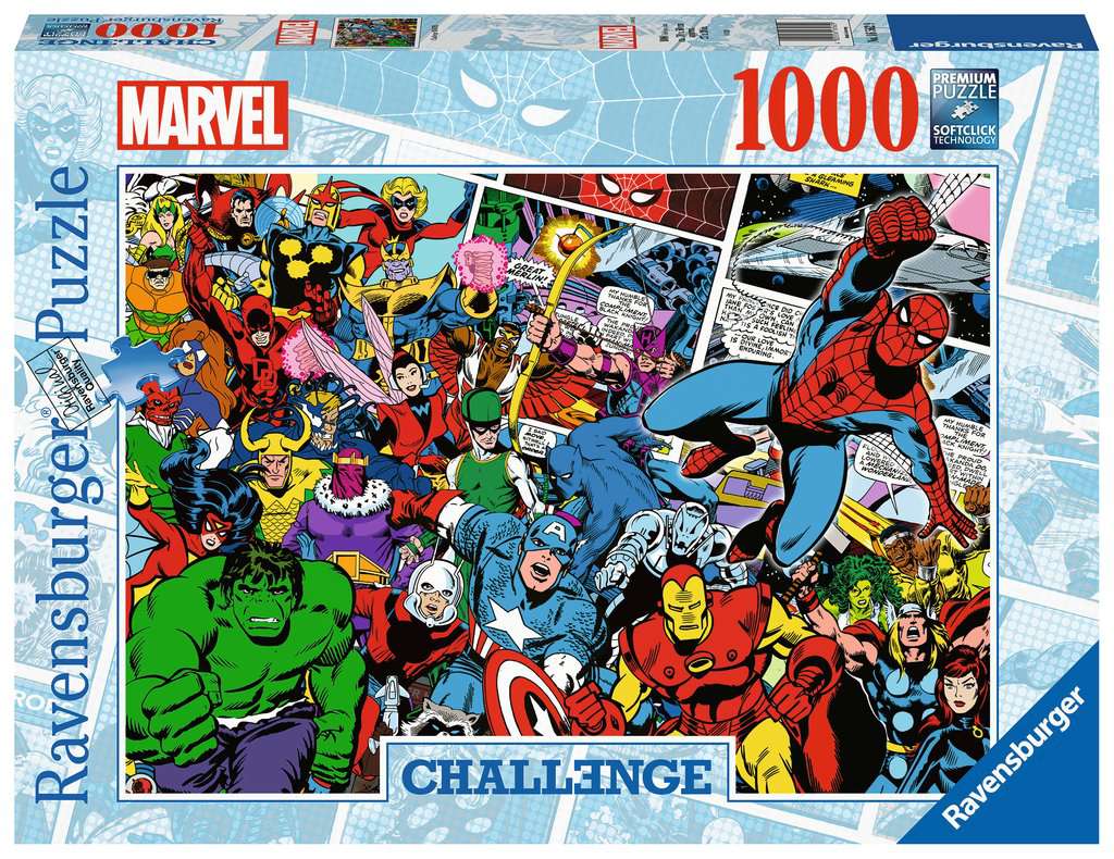 Ravensburger - Marvel Avengers Challenge Puzzle - 1000 Piece Jigsaw Puzzle