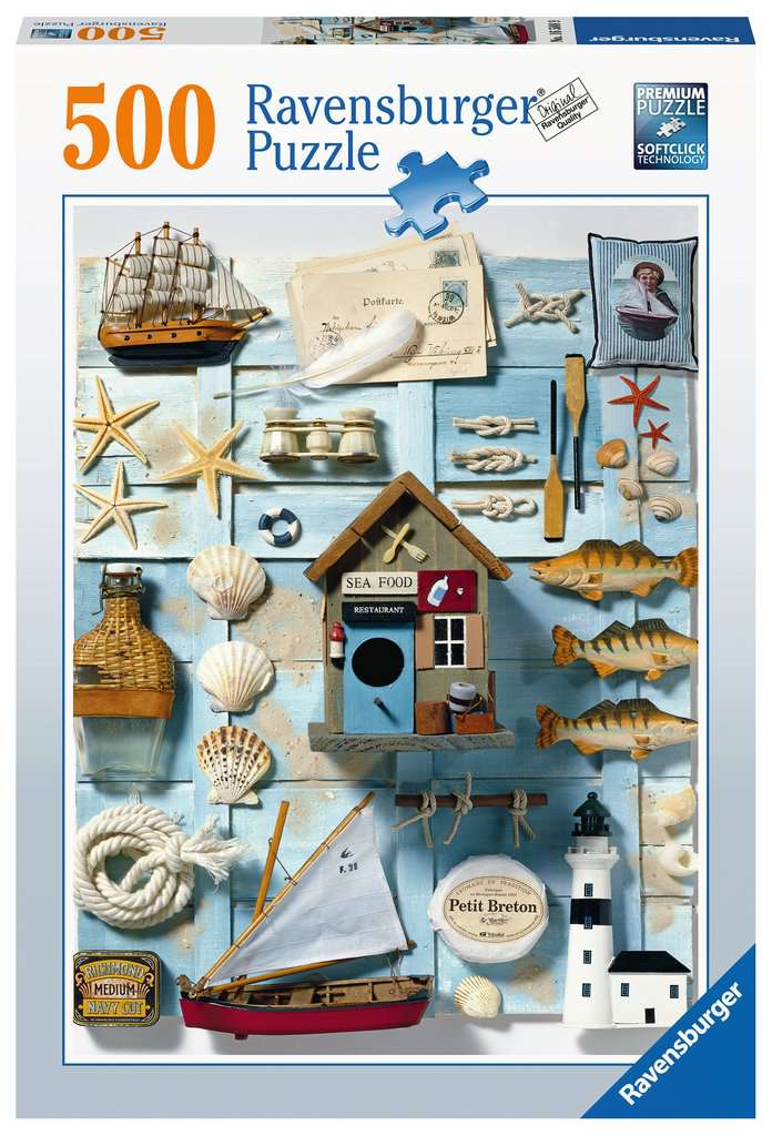 Maritime Flair – 500 Piece Jigsaw Puzzle (Ravensburger) - Completed Puzzle