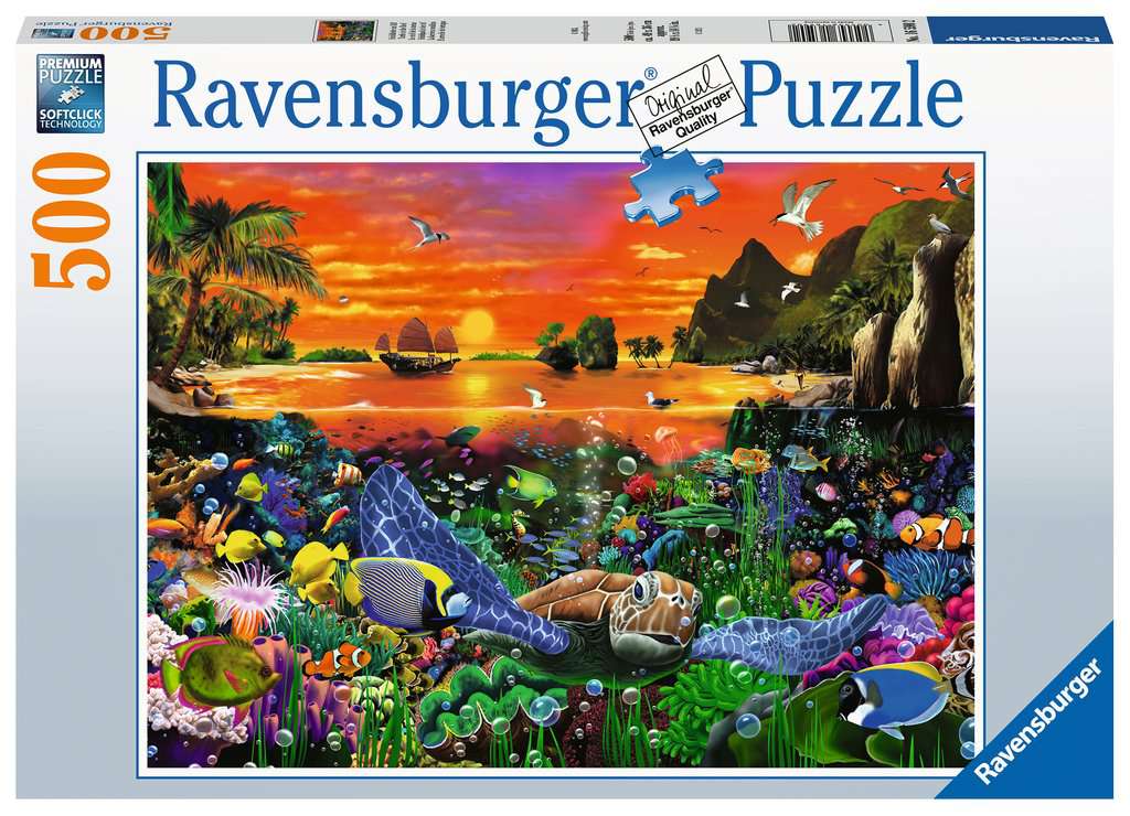 Ravensburger - Turtle in the Reef - 500 Piece Jigsaw Puzzle