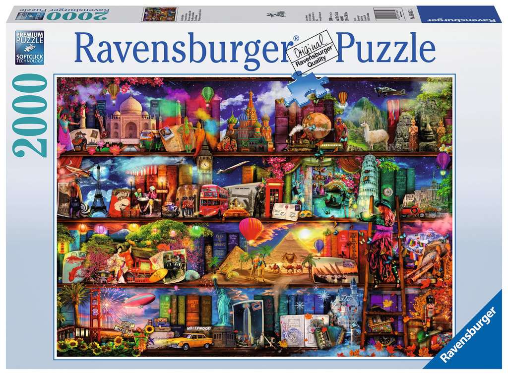 Travel Shelves – 2000 Piece Jigsaw Puzzle (Ravensburger)