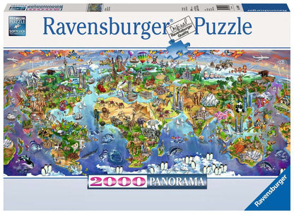 Ravensburger - World Wonders Panoramic- 2000 Piece Jigsaw Puzzle