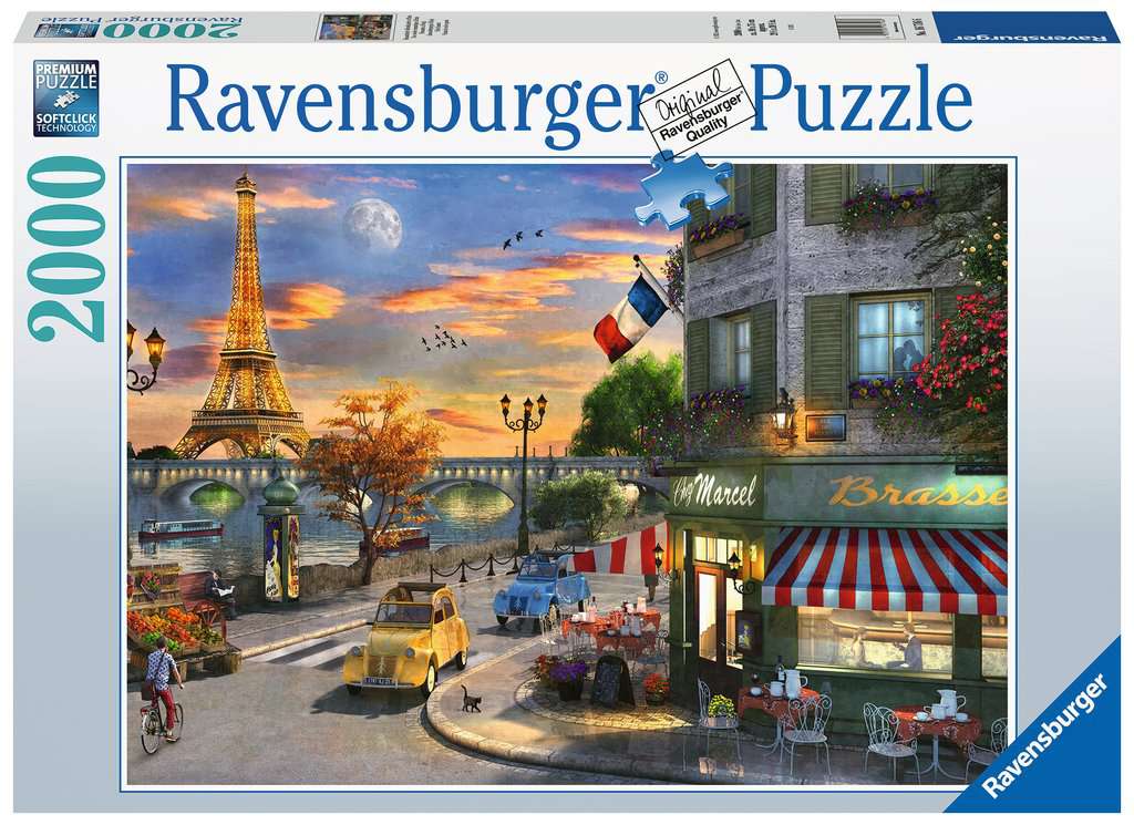 Paris Sunset – 2000 Piece Jigsaw Puzzle (Ravensburger)