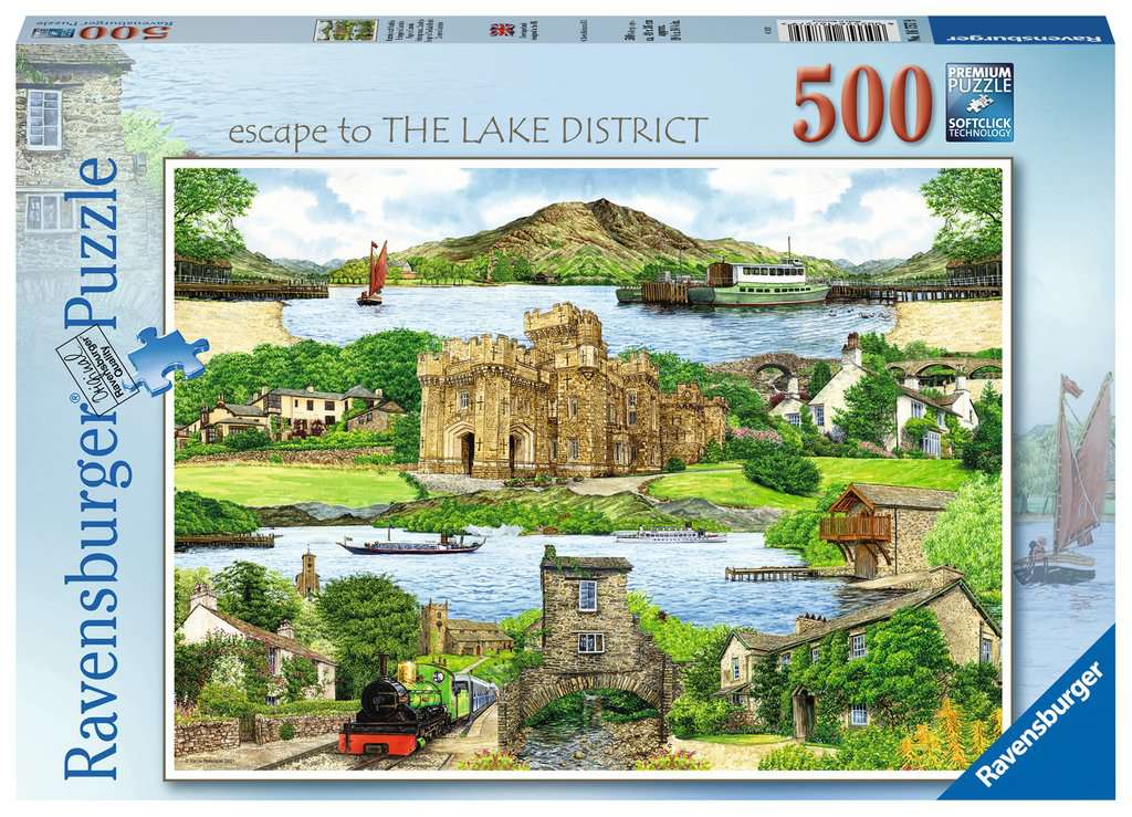 Ravensburger - Escape to The Lake District - 500 Piece Jigsaw Puzzle