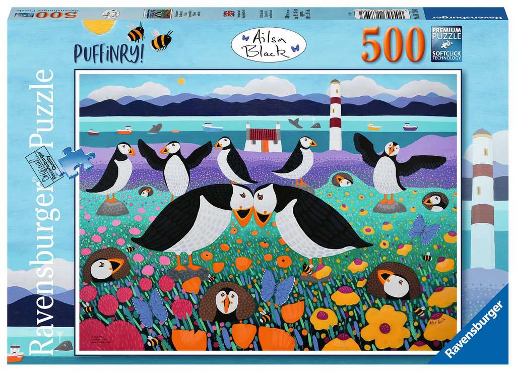 Ravensburger - Puffinry - 500 Piece Jigsaw Puzzle