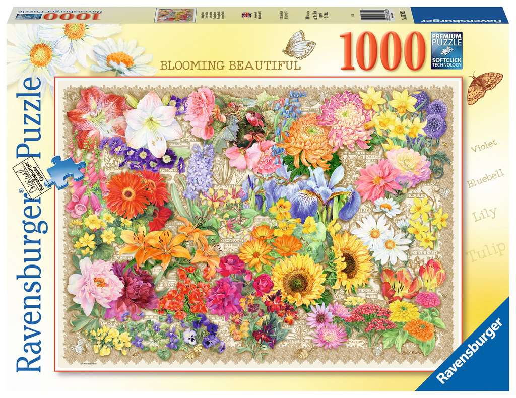 Blooming Beautiful – 1000 Piece Jigsaw Puzzle (Ravensburger) - Completed Puzzle