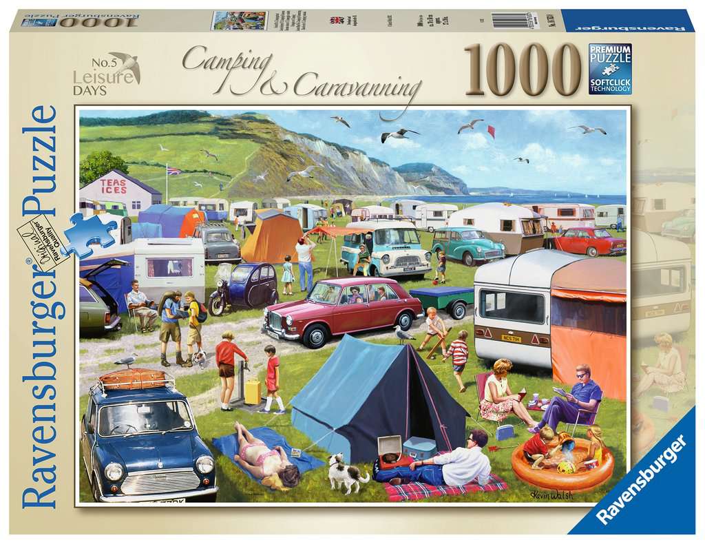 Ravensburger - Leisure Days No 5 Camping & Caravanning - 1000 Piece Jigsaw Puzzle