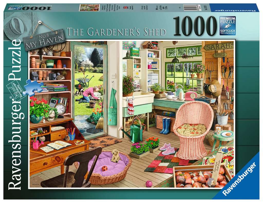 The Garden Shed – 1000 Piece Jigsaw Puzzle (Ravensburger)