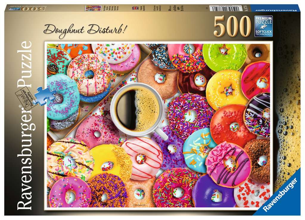 Doughnut Disturb! – 500 Piece Jigsaw Puzzle (Ravensburger)