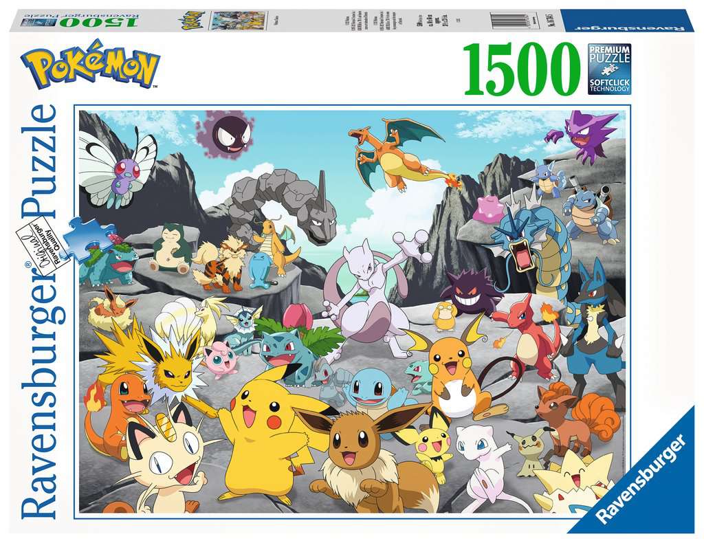 Pokemon Classics – 1500 Piece Jigsaw Puzzle (Ravensburger)
