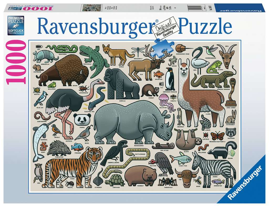 You Wild Animal – 1000 Piece Jigsaw Puzzle (Ravensburger)