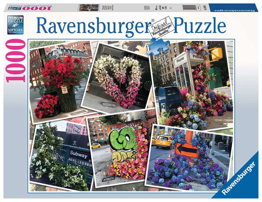 Ravensburger  - NYC Flower Flash - 1000 Piece Jigsaw Puzzle