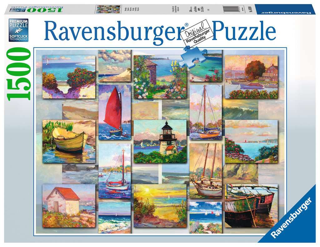 Ravensburger - Coastal Collage - 1500 Piece Jigsaw Puzzle