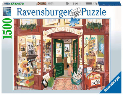 Ravensburger - Wordsmith's Bookshop - 1500 Piece Jigsaw Puzzle