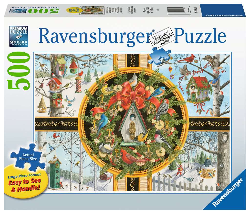 Ravensburger - Christmas Songbirds - Extra Large 500 Piece Jigsaw Puzzle