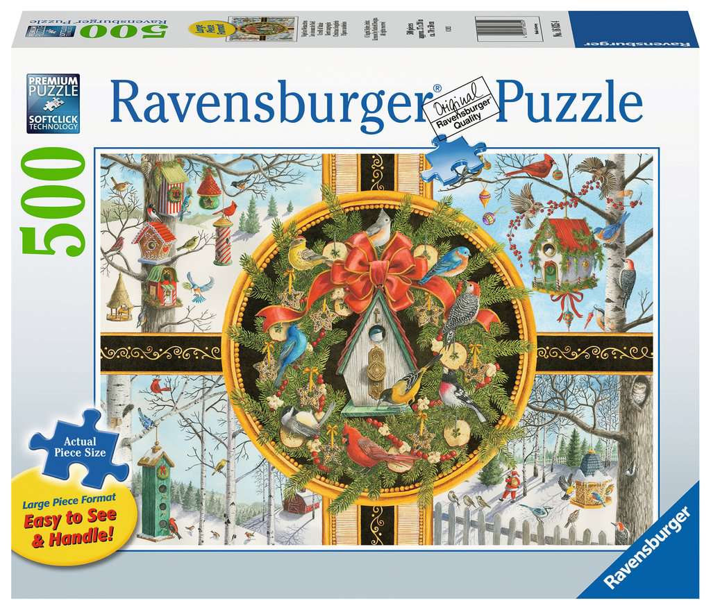Christmas Songbirds – 500 Piece Jigsaw Puzzle (Ravensburger)