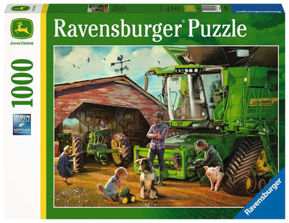 Ravensburger - John Deere Then & Now - 1000 Piece Jigsaw Puzzle
