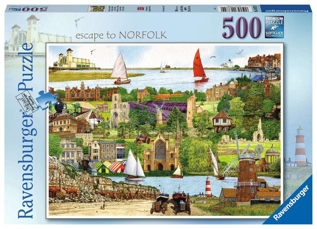 Escape to Norfolk – 500 Piece Jigsaw Puzzle (Ravensburger)