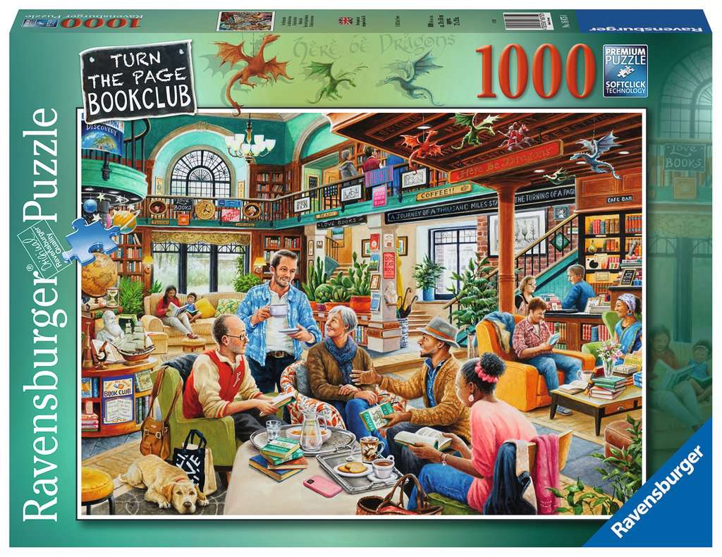 Turn the Page Bookclub – 1000 Piece Jigsaw Puzzle (Ravensburger)