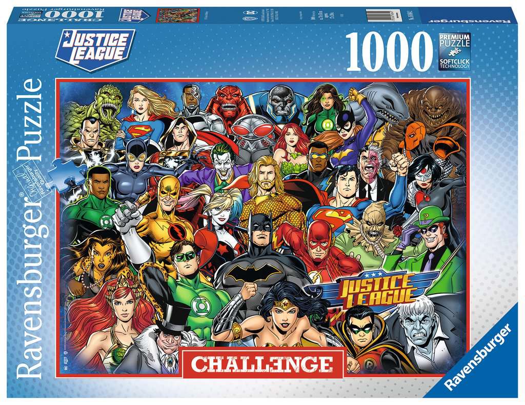 Ravensburger - Challenge - DC Comics - Justice League - 1000 Piece Jigsaw Puzzle