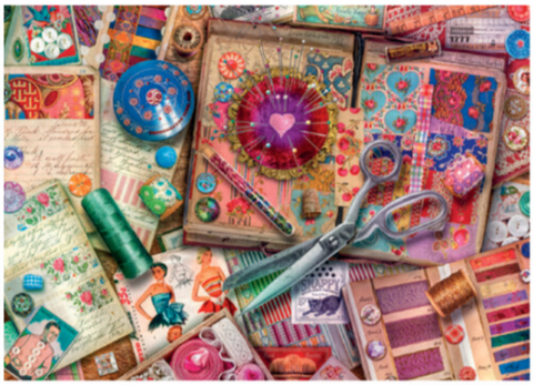 Vintage Dressmaking by Aimee Stewart – 1000 Piece Jigsaw Puzzle (Ravensburger)