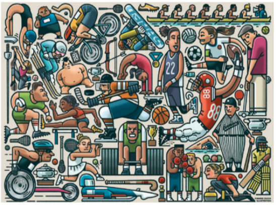 Athletic Fit – 750 Piece Jigsaw Puzzle (Ravensburger)