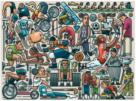 Athletic Fit – 750 Piece Jigsaw Puzzle (Ravensburger)