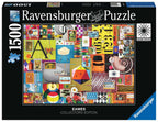 Eames House of Cards – 1500 Piece Jigsaw Puzzle (Ravensburger)