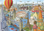 Around The World In 80 Days – 1000 Piece Jigsaw Puzzle (Ravensburger)