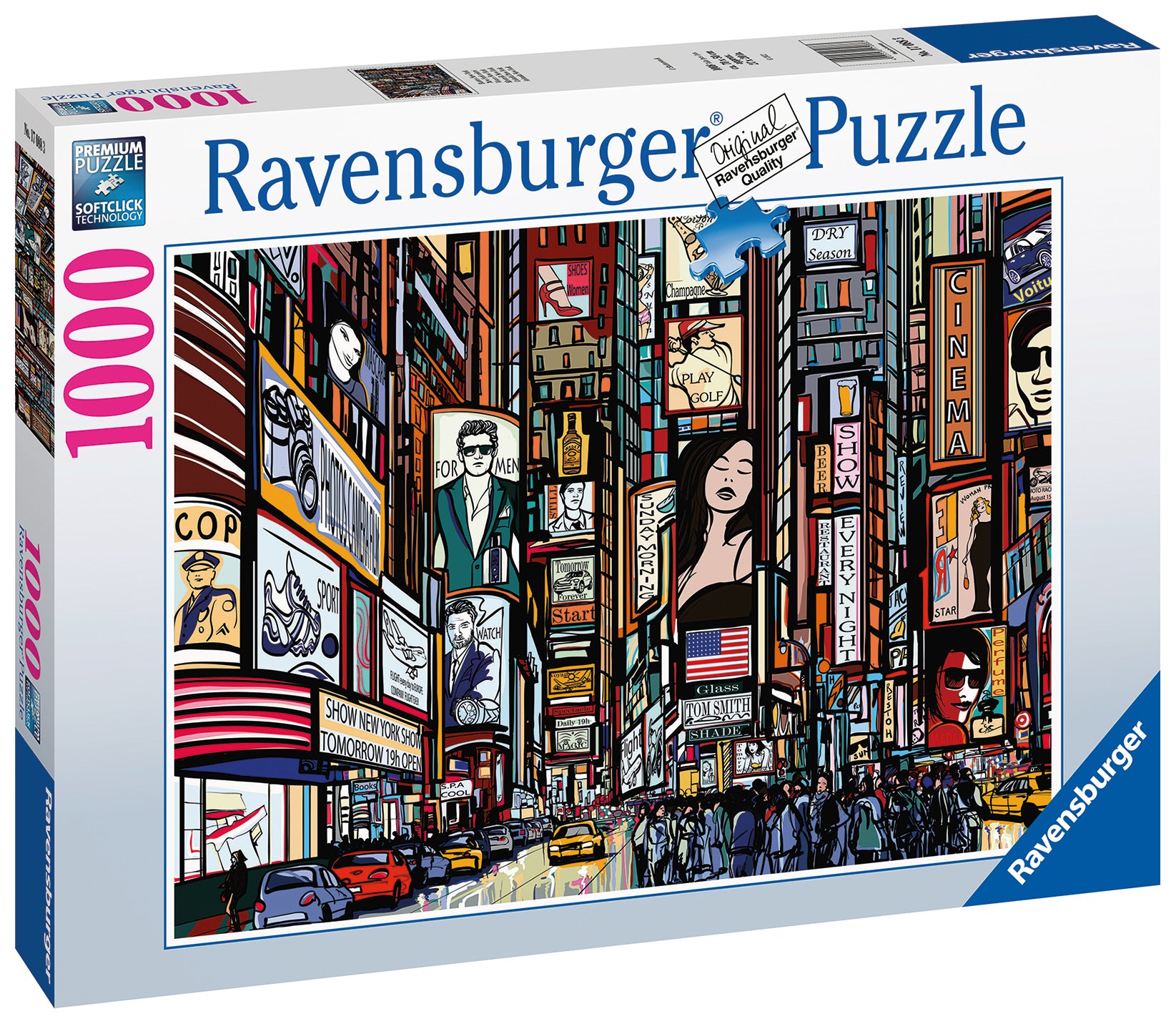 Colourful New York – 1000 Piece Jigsaw Puzzle (Ravensburger)
