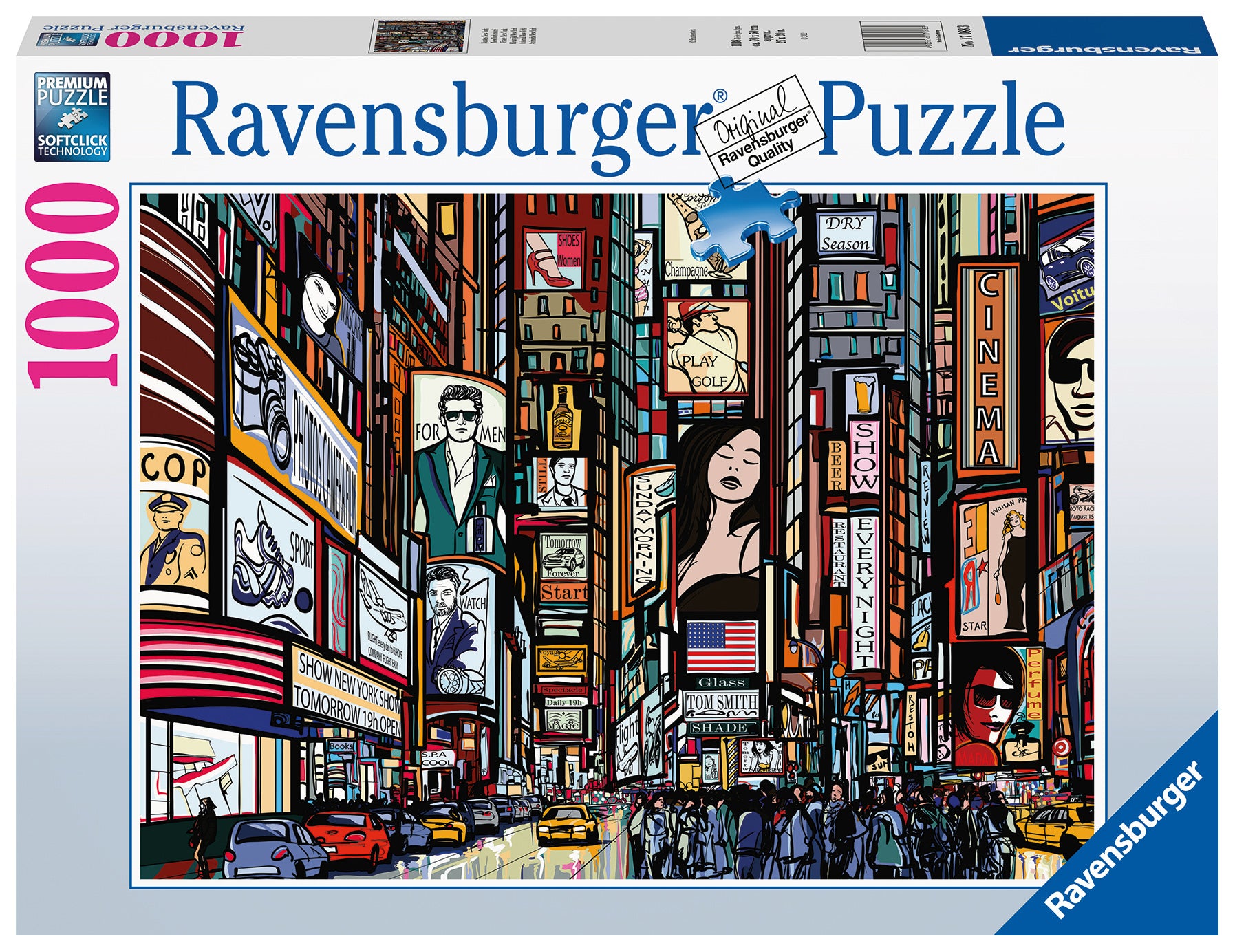 Colourful New York – 1000 Piece Jigsaw Puzzle (Ravensburger)