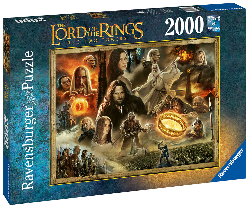 The Two Towers by Lord of the Rings – 2000 Piece Jigsaw Puzzle (Ravensburger)