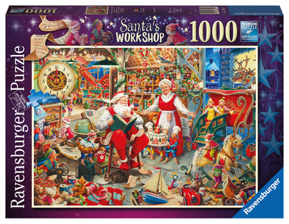 Ravensburger - Santa's Workshop Limited Edition, 2022 - 1000 Piece Jigsaw Puzzle