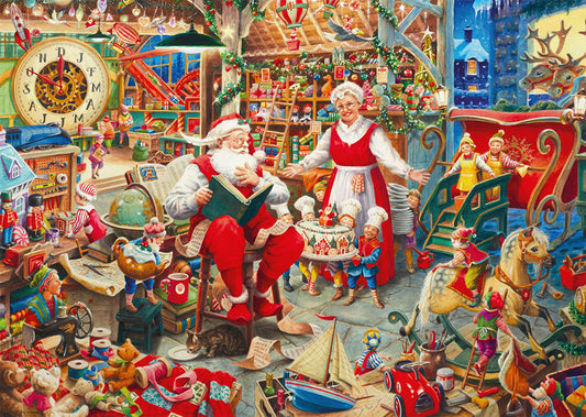 Ravensburger - Santa's Workshop Limited Edition, 2022 - 1000 Piece Jigsaw Puzzle