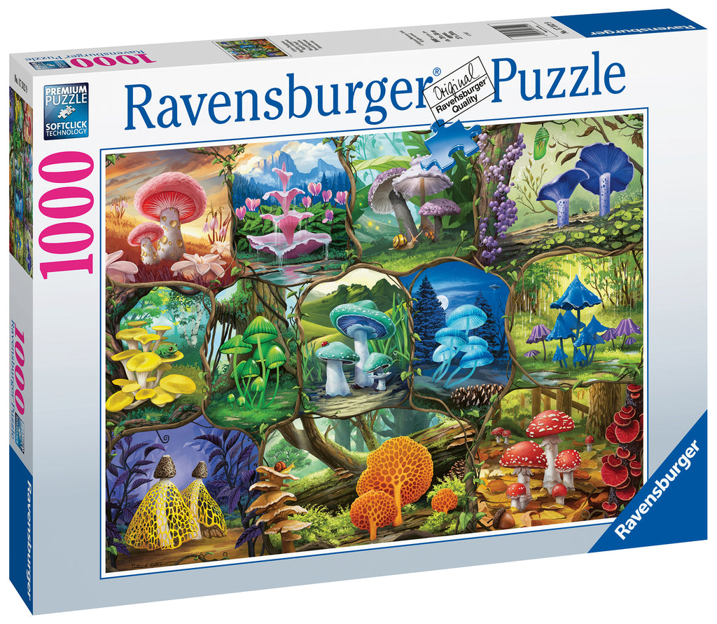 Beautiful Mushrooms – 1000 Piece Jigsaw Puzzle (Ravensburger)