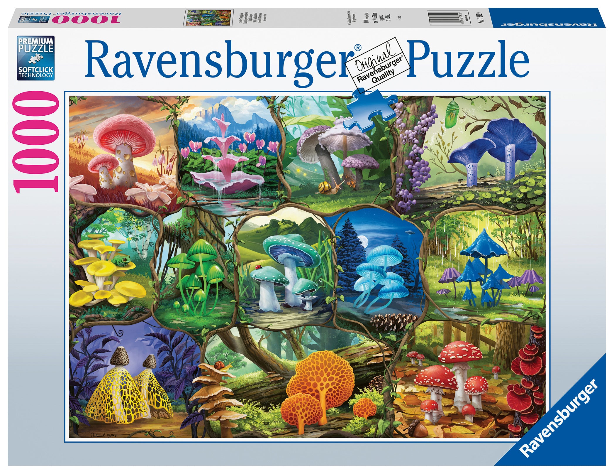 Beautiful Mushrooms – 1000 Piece Jigsaw Puzzle (Ravensburger)